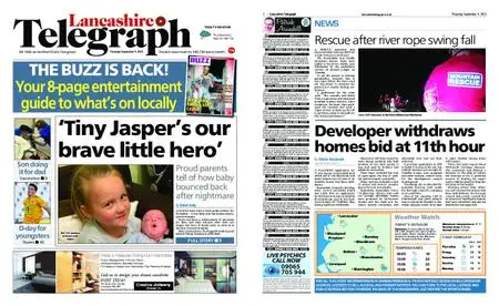 Lancashire Telegraph (Burnley, Pendle, Rossendale) – September 09, 2021