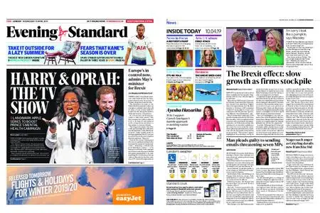 London Evening Standard – April 10, 2019