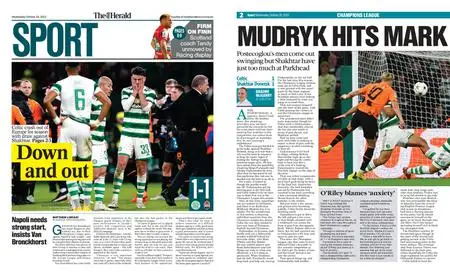 The Herald Sport (Scotland) – October 26, 2022