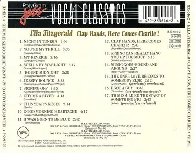 Ella Fitzgerald - Clap Hands, Here Comes Charlie! - 1961 (1989) 