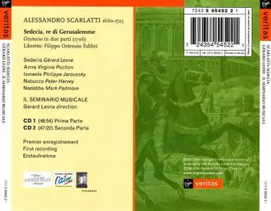Gérard Lesne, Il Seminario musicale - Alessandro Scarlatti: Sedecia, re di Gerusalemme (2001)