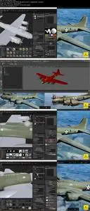 How to Texture 3D Aircraft Model in Maya & Substance Painter