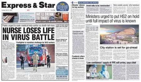 Express and Star City Edition – April 21, 2020