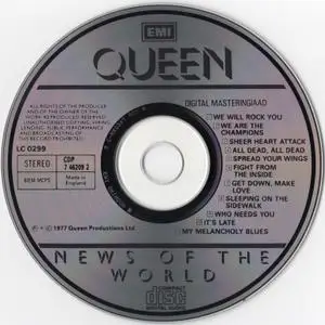 Queen - News Of The World (1977) {1986, UK Press}