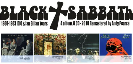Black Sabbath. 1980-1983 - Dio & Ian Gillan Years. 4 Albums