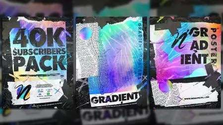 How to Create Abstract Gradient Paper Texture Posters in Photoshop