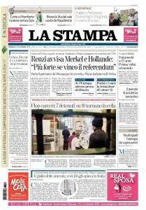 La Stampa - 18 Settembre 2016