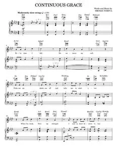 Continuous Grace - Amazing Grace Movie, Smokie Norful (Piano-Vocal-Guitar)
