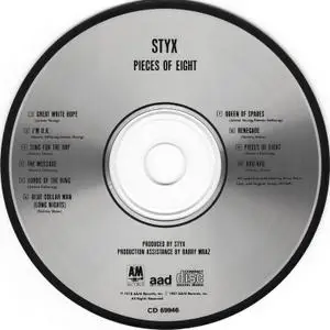 Styx - Pieces Of Eight (1978) {1987, Reissue}
