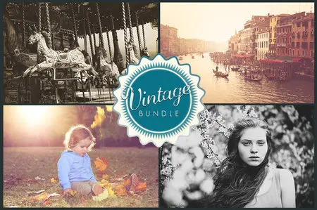 CreativeMarket - Vintage Lightroom Presets Bundle - 153 Lightroom Presets