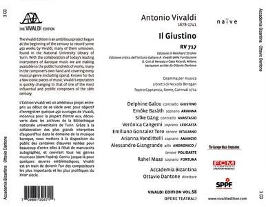 Ottavio Dantone, Accademia Bizantina - Antonio Vivaldi: Il Giustino (2018)