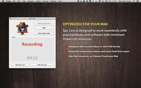 Spy Cam v2.5 Multilingual Mac OS X