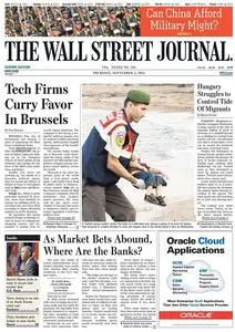 The Wall Street Journal Europe - Thursday, 3 September 2015