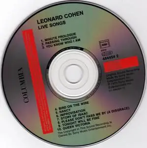 Leonard Cohen - Live Songs (1973) Repost