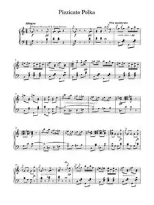 Pizzicato Polka - Johann Strauss II. (Piano Solo)