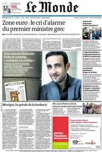 Le Monde et le Monde des Livres du Vendredi 24 Aout 2012