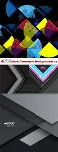 Vectors - Dark Geometric Backgrounds 24