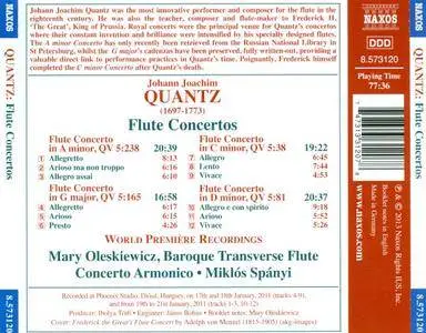 Mary Oleskiewicz, Concerto Armonico, Miklós Spányi - Johann Joachim Quantz: Flute Concertos (2013) Re-Up