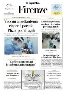 la Repubblica Firenze - 13 Aprile 2021