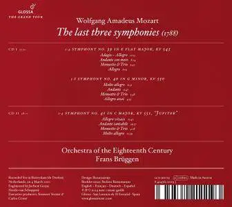 Orchestra of the 18th Century, Frans Bruggen - Mozart: The Last Three Symphonies (2014) [Official Digital Download 24/44]