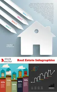 Vectors - Real Estate Infographics