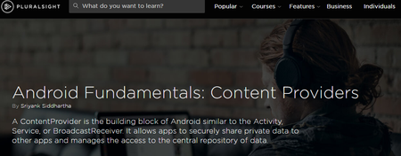 Android Fundamentals - Content Providers (2017)
