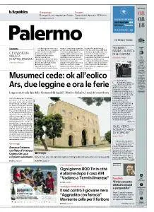 la Repubblica Palermo - 8 Agosto 2018