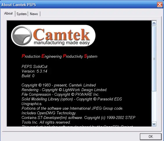 Production Engineering Productivity System v.5.3.14  (PEPS)