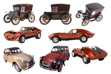 Retro Auto - Clipart for Photoshop
