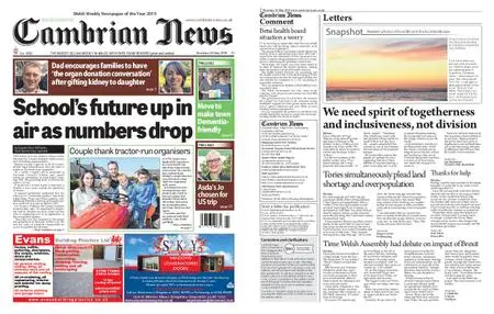 Cambrian News Arfon & Dwyfor – 31 May 2019