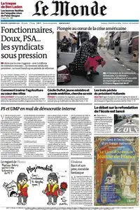 Le Monde du Mercredi 5 Septembre 2012