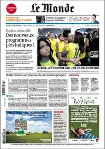 Le Monde - Dimanche 6 Lundi 7 Juillet 2014