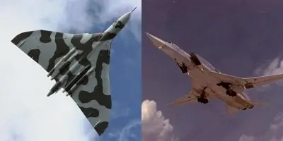 Tu-22M Backfire vs Avro Vulcan