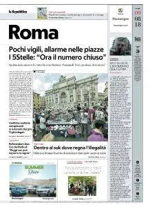 la Repubblica Roma - 9 Agosto 2018