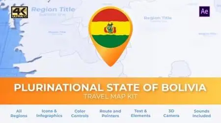 Bolivia Map - Plurinational State of Bolivia Travel Map 39332629