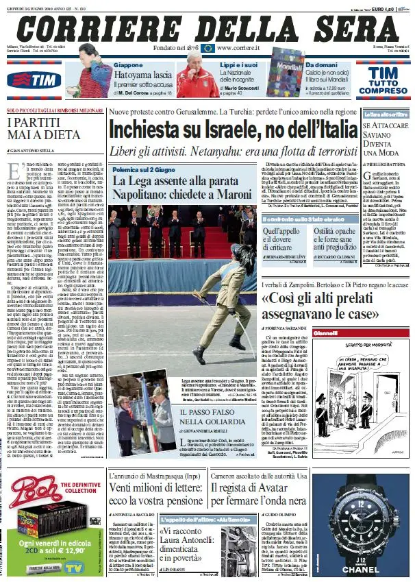 Il Corriere della Sera (03-06-10)