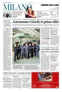 Corriere della Sera Milano – 31 dicembre 2018