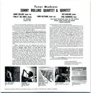 Sonny Rollins - 5 Original Albums with full original artwork (2016) {5CD Set Prestige - originally released 1956}