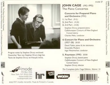 John Cage - The Piano Concertos (1997)