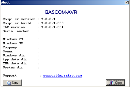 Bascom-AVR version 2.0.8.1