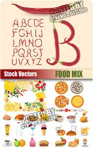 Food mix  - Stock Vectors