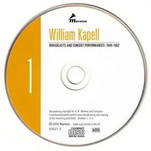 William Kapell - Broadcasts and Concert Performances 1944-1952 (2016) {3CD Set Marston 53021-2}