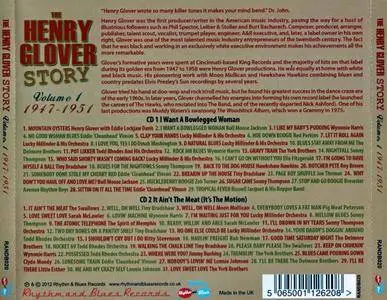 Various Artists -  The Henry Glover Story, Vol. 1: 1947-1951 (2012) {2CD Set Rhythm & Blues Records RANDB020}