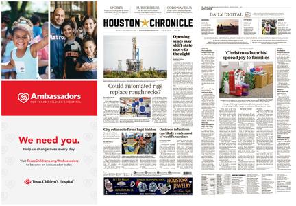 Houston Chronicle – December 20, 2021
