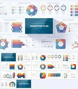 Marketing Plan - PowerPoint Infographics Slides