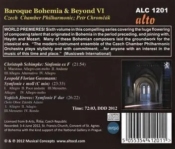 Petr Chromcák, Czech Chamber Philharmonic - Baroque Bohemia & Beyond Vol. 6: Schimpke, Gassmann, Jírovec (2012)