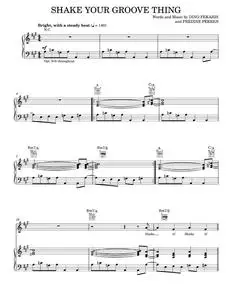 Shake Your Groove Thing - Alvin And The Chipmunks: The Squeakquel Movie, Peaches & Herb (Piano-Vocal-Guitar)