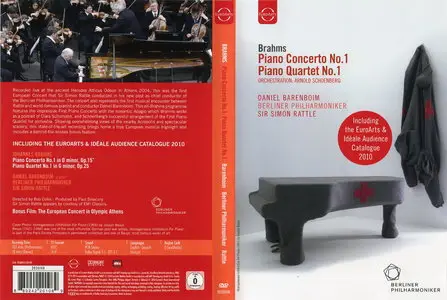Brahms: Piano Concerto No 1, Piano Quartet No 1 / Barenboim, Rattle (2010)