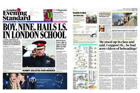 London Evening Standard – November 09, 2017