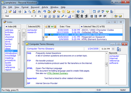 Personal Knowbase v3.2.2 FIXED
